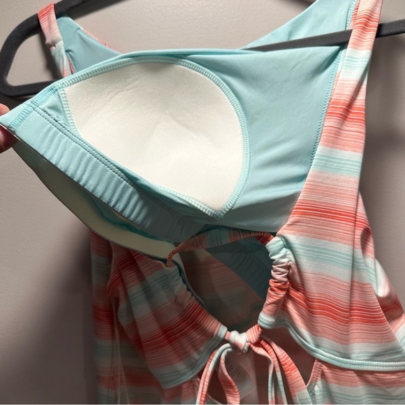 Carve Designs Zuri Dress in Lagos, Striped, Open Back, Built-in Bra, XL, NWT - Picture 11 of 15